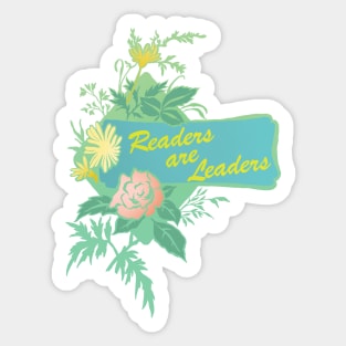 Readers Are Leaders Sticker